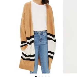 Top Shop Color Block Cardigan